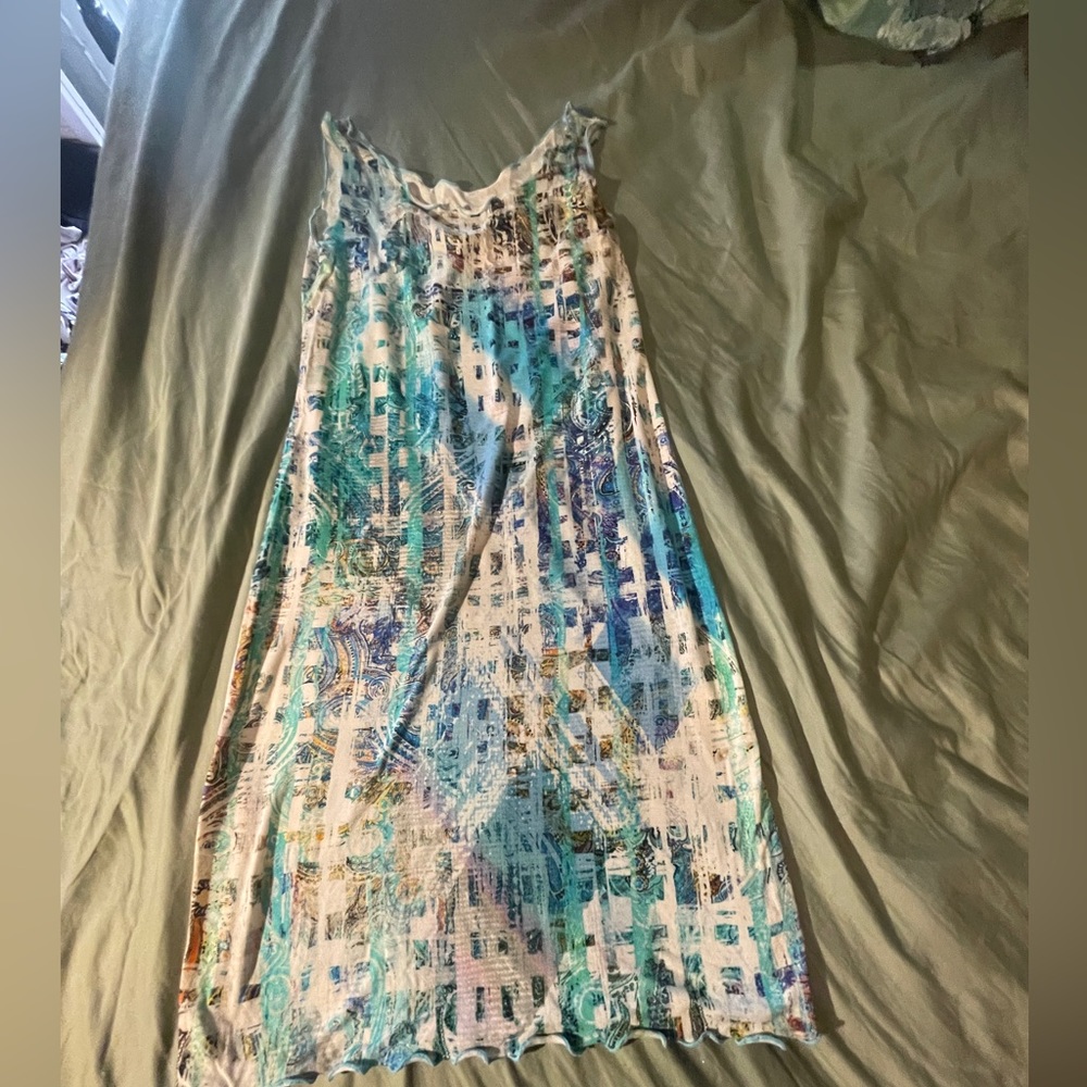 y2k beach coverup/dress